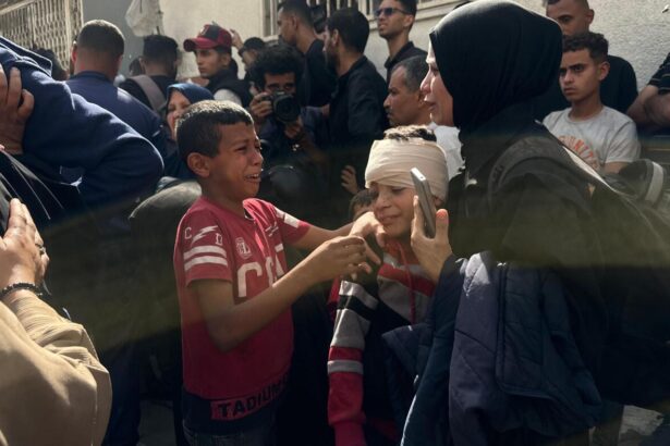 Israel plans to move Gazans south to new aid centers : NPR