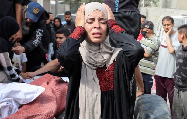 Israeli strikes kill nearly 100 in Gaza on fifth day of offensive