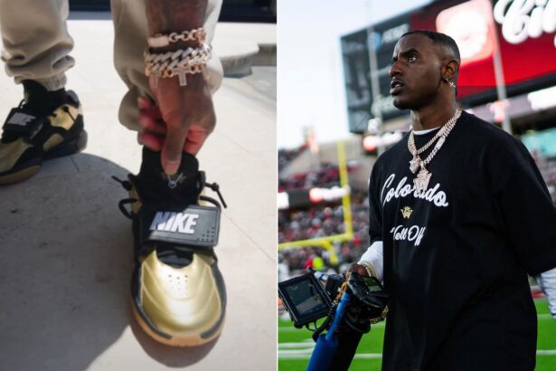 “It’s a top secret, confidential”: Deion Sanders Jr. hints at new sneakerline drop while flexing limited edition golden