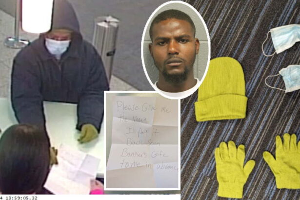 It’s prison time for man who robbed a bank 3 days after being acquitted of bank robbery