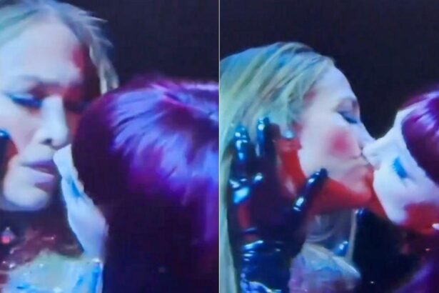 JLo Sparks Fears After She Sends Fans Cringing Over Lesbian Kiss