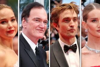 Jennifer Lawrence, Robert Pattinson Stun on Cannes Film Festival Red Carpet