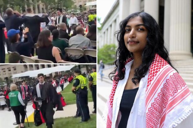 Jewish students walk out after MIT commencement speaker accuses university of aiding Israel’s ‘genocide’