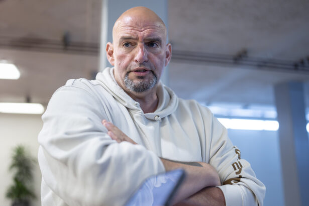 John Fetterman finds himself increasingly alone