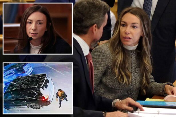 Karen Read told to ‘calm down, stop talking’ after saying ‘I hit him’ following Boston cop boyfriend’s death