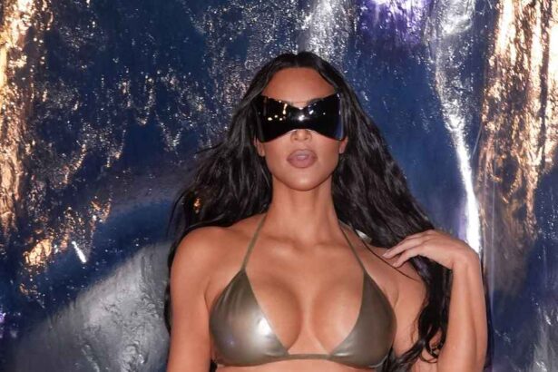 Kim Kardashian Shows Toned Body in Skims Bikini Snap