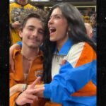 Kylie Jenner and Timothée Chalamet Attend Knicks Playoff Game in Indiana