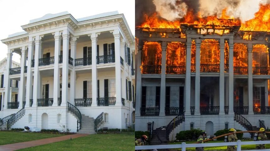 Leftists Celebrate as Nottoway Plantation, the Largest Remaining Antebellum Mansion in the South, Burned to the Ground |