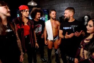 The faction picked up a win last night on the red brand. [Image credit: WWE.com]