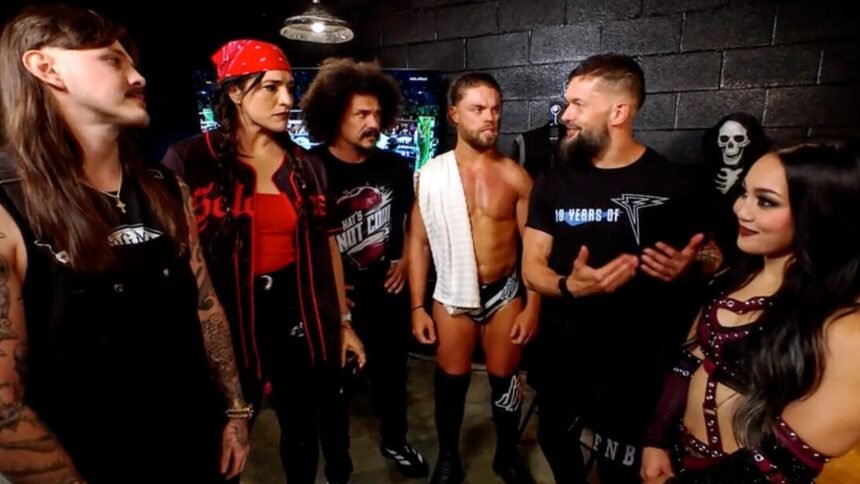 The faction picked up a win last night on the red brand. [Image credit: WWE.com]