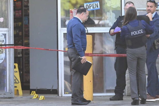 Man dead, suspect also shot during smoke shop brawl