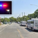 Man hops behind wheel of MTA bus at NYC depot, drives off with operator on board: cops