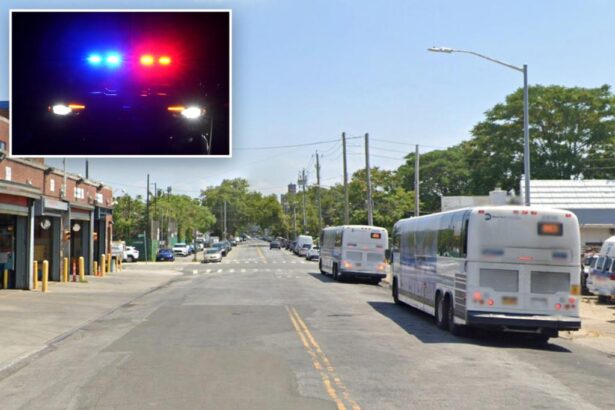 Man hops behind wheel of MTA bus at NYC depot, drives off with operator on board: cops