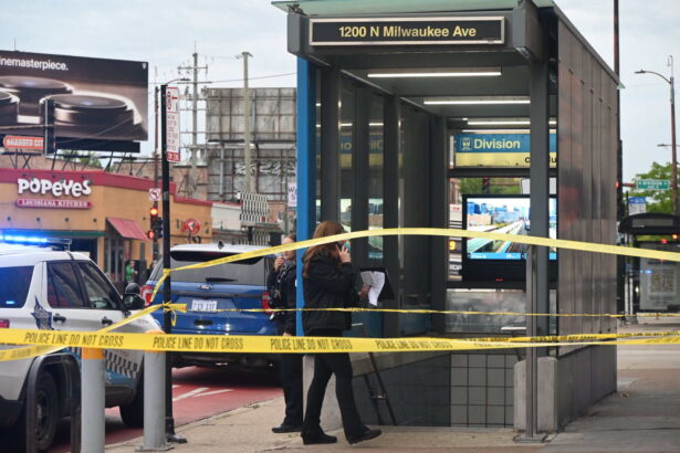 Man hospitalized after attack at Division Blue Line station