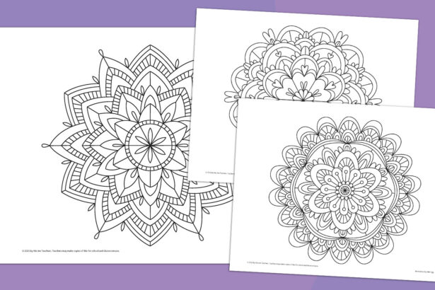 Mandala Coloring Pages – Free Download
