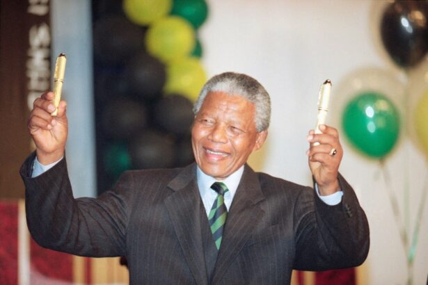 May 2, Nelson Mandela claims election victory