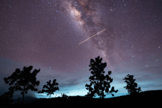 May skygazing: Meteors, a floral moon, and cosmic beehive