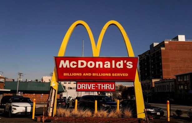 McDonald’s US sales drop by most since height of pandemic in 2020