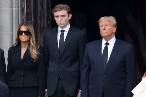 Melania Trump Jumps To Barron’s Defense to Debunk Harvard Rumors