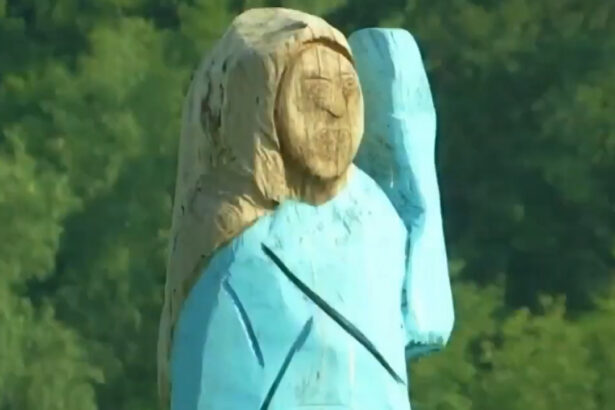 Melania Trump Statue Stolen in Slovenia After Vandals Cut It from Base — Police Now Investigating |