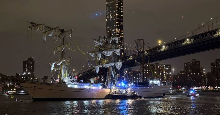 Mexican Tall Ship Strikes Brooklyn Bridge, Snapping Masts And Killing 2 Crew Members