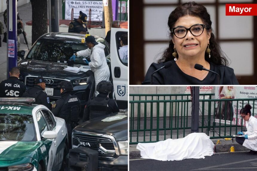 Mexico City’s mayor Clara Brugada personal secretary and adviser both shot dead