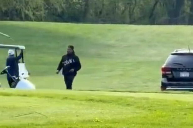 Motorist drove onto golf course, struck 70-year-old on the 5th hole, officials say; charges filed