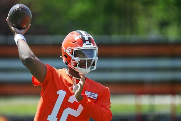 NFL fans react to Shedeur Sanders’ viral TD video during Browns OTAs