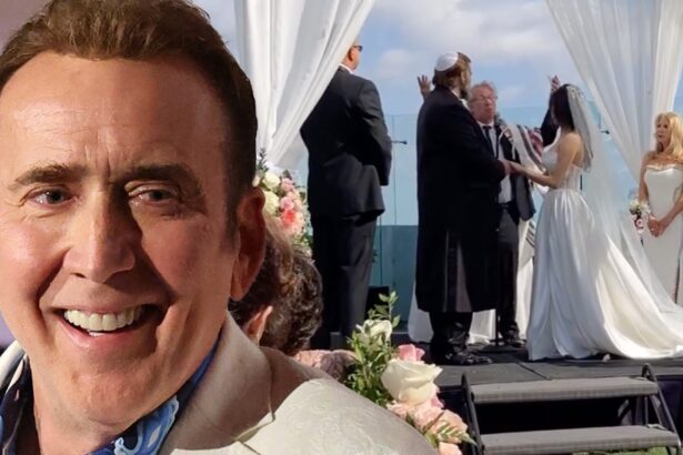 Nicolas Cage Attends Son Weston’s Wedding