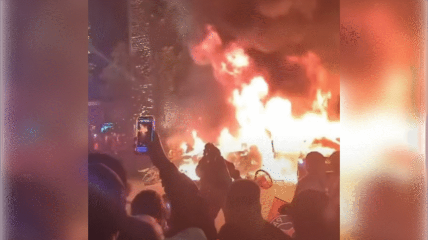 PARIS IS BURNING: Mass Chaos as Migrants Riot in the Streets Following Football Match |