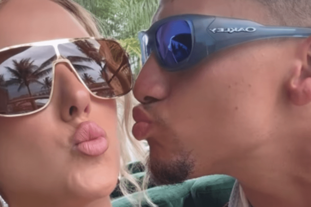 Patrick Mahomes Brittany Mahomes PDA at Miami F1 Race