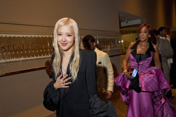 Rosé Suits Up and Capes Up for the 2025 Met Gala