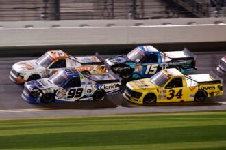 Qualifying order for Heart of Health Care 200 at Kansas Speedway