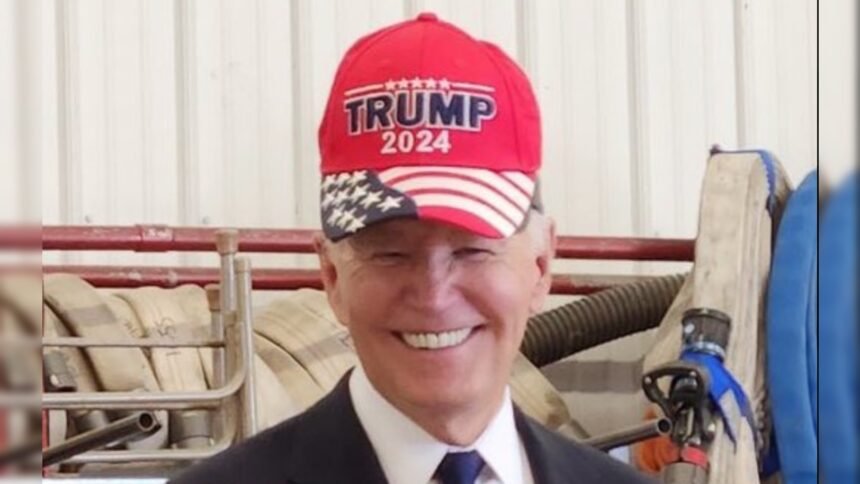 REPORT: Kamala Harris Was Furious When Biden Went Viral for Putting on a Trump Hat |