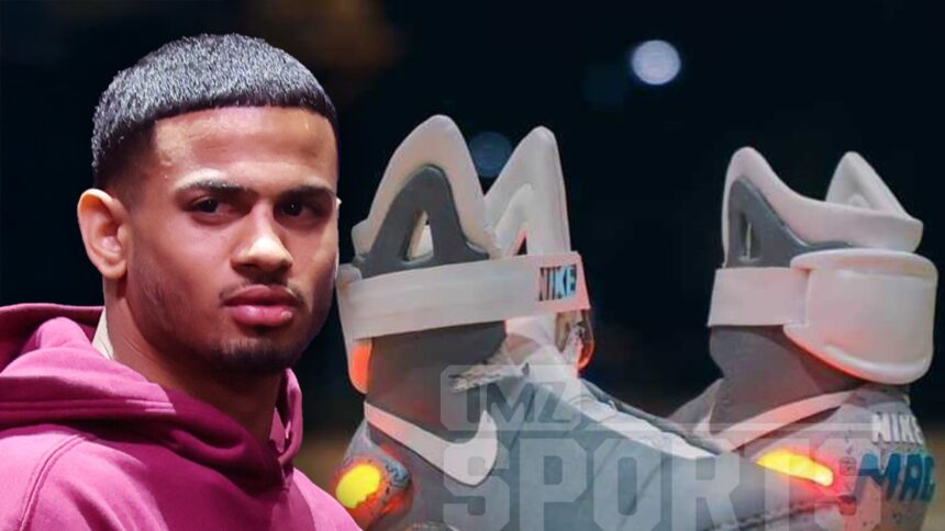 Rolly Romero Turns K ‘Marty McFly’ Nikes Into Boxing Boots For Ryan Garcia Fight