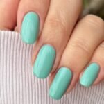 Everyone’s Wearing Aquamarine Nails This Summer
