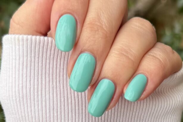 Everyone’s Wearing Aquamarine Nails This Summer