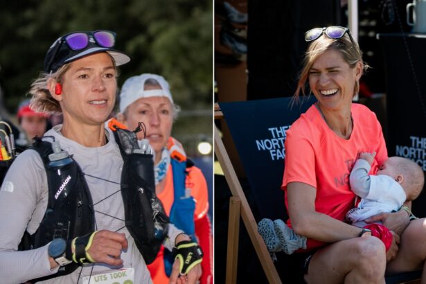 Stephanie Case wins 100K race, breastfeeding baby along the way : NPR