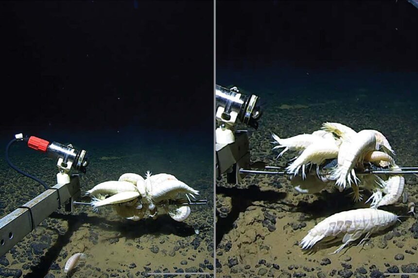 Supergiant crustaceans could live across half the deep-sea floor