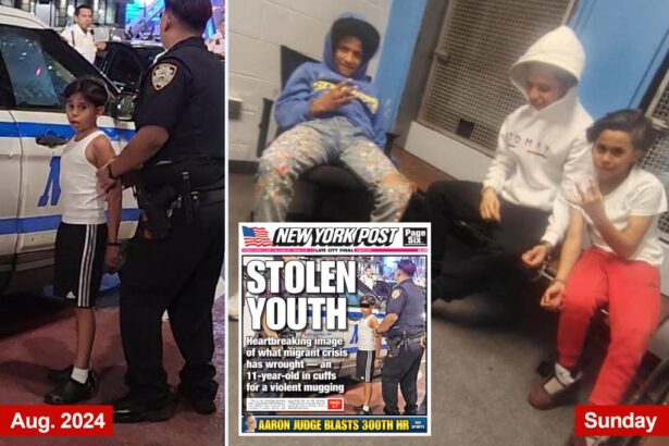 Suspected ringleader of Central Park migrant robbery crew one of the pint-sized punks busted in Times Square