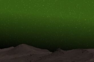The Martian Night Sky Was Seen Turning Green in a Stunning First : ScienceAlert