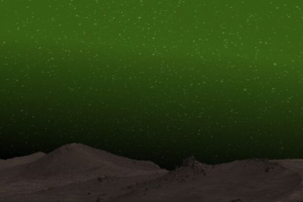 The Martian Night Sky Was Seen Turning Green in a Stunning First : ScienceAlert