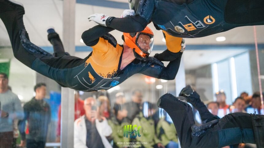 The dizzying acrobatics of the World Indoor Skydiving Championships
