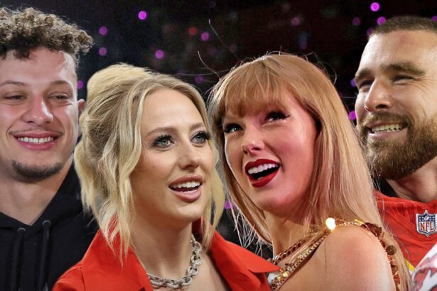 Travis Kelce, Patrick and Brittany Mahomes Celebrate Taylor Swift’s Masters Deal