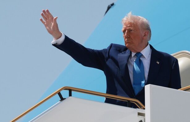 Trump returns from Middle East dealmaking to domestic economic gloom