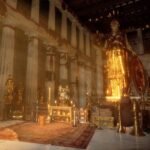 View the Parthenon as it stood in 432 BCE