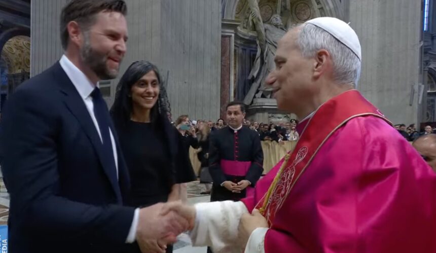 WATCH: Vice President and Second Lady Vance Meet Pope Leo XIV in Vatican City |