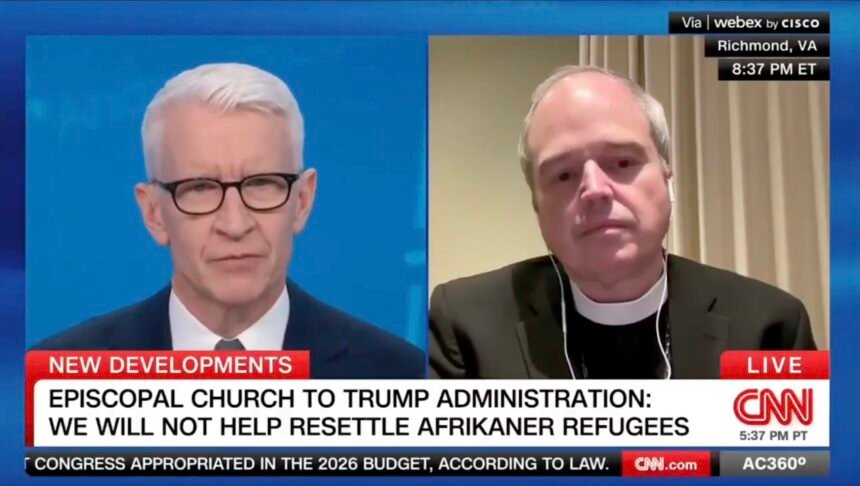 White House Slams Episcopal Church for Racist Double Standard After Refusing to Resettle White South African Refugees |