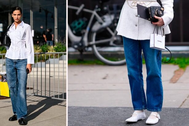 How to Wear ’90s Straight-Leg Jeans With Flats in 2025