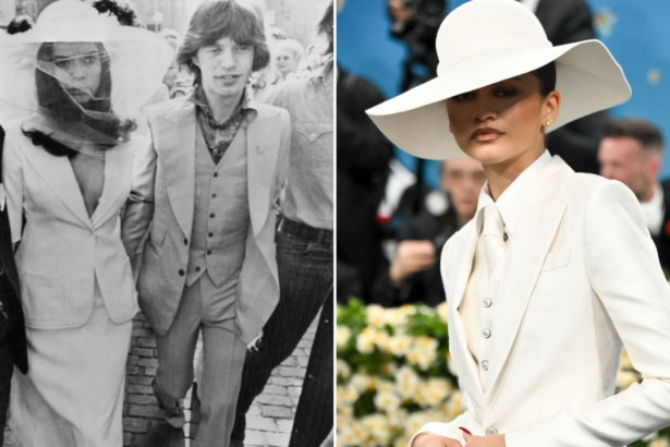 From Zendaya to Kerry Washington, Bianca Jagger and Her Iconic White Suit Was a Major Met Gala 2025 Reference
